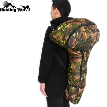 Охотничья Бионическая Камуфляжная сумка для арбалета, Т-образный защитный чехол для лука, чехол для переноски с маленькими боковыми карманами для тренировок по стрельбе на открытом воздухе
