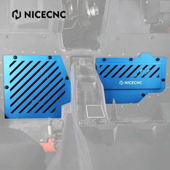 NICECNC Комплект Защитной крышки Батарейного Отсека Для Can-Am Maverick X3 4x4 Turbo 2017 2018 2017-2018 Черный Алюминий