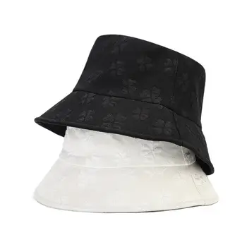 2023 Весенняя хлопковая Шляпа-ведро с Мультяшной цветочной вышивкой, Шляпа Рыбака, Солнцезащитная кепка для путешествий на открытом воздухе для девочек и женщин 149