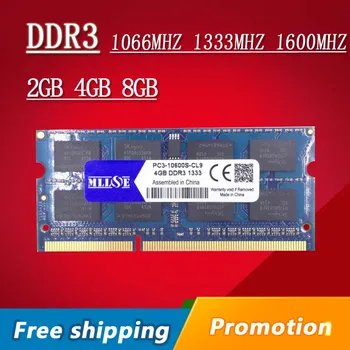 MLLSE DDR3 4 ГБ 8 ГБ 2 ГБ 1066 1333 1600 1066 МГц 1333 МГц 1600 МГц SODIMM DDR3 4 ГБ DDR3L Памяти Ram Memoria Для Ноутбука Тетрадь