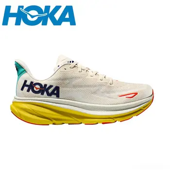 Оригинальные кроссовки Hoka Clifton 9 Мужские женские Легкие амортизирующие марафонские дышащие кроссовки Highway Trainer
